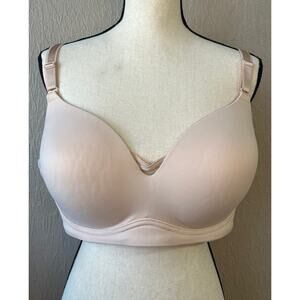 Torrid Women's Feel the Fit Dream Wireless Wire Free Push Up Bra Beige Size 44D